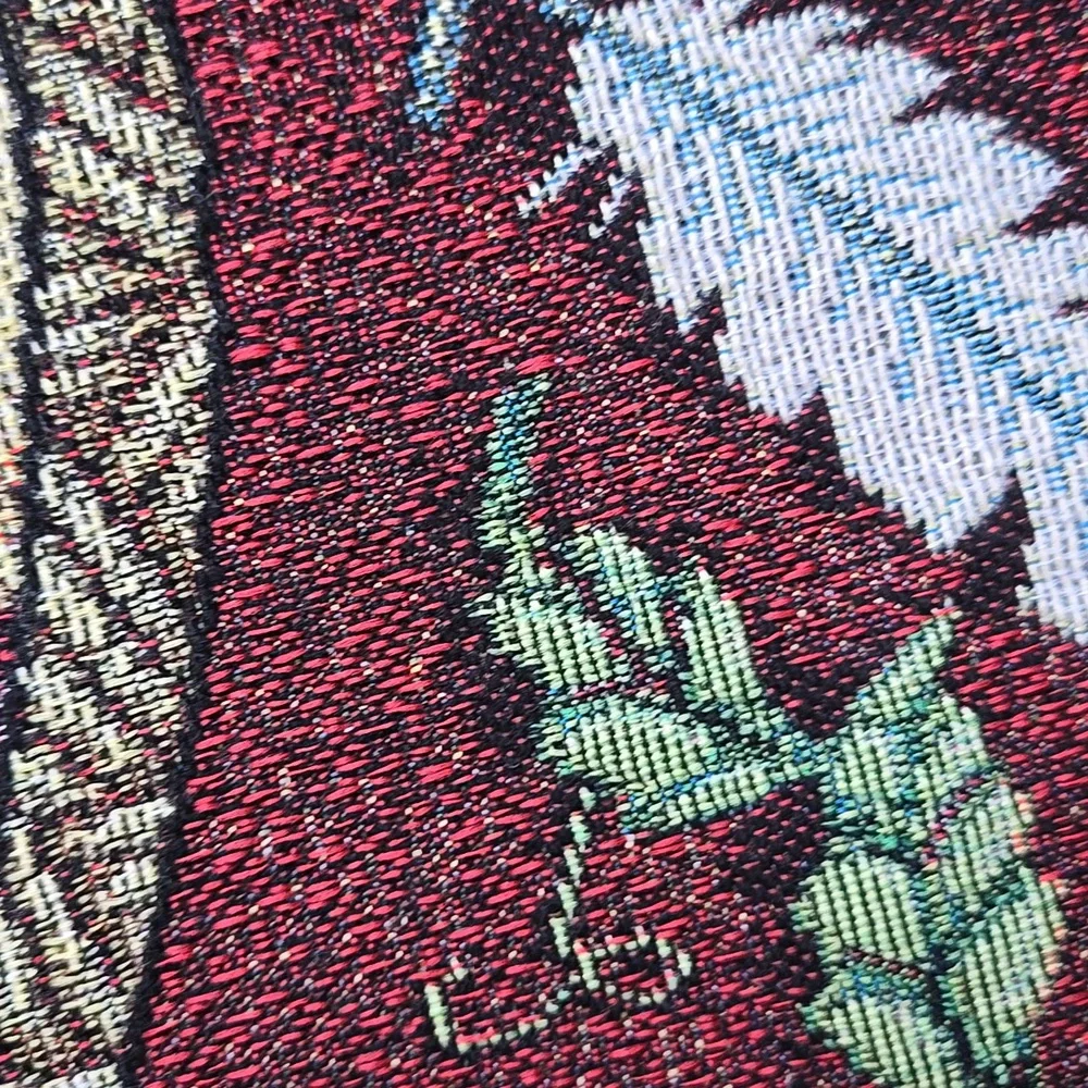 Rustic Rooster Tapestry Wall Hanging